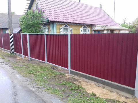Panel de valla PPGI